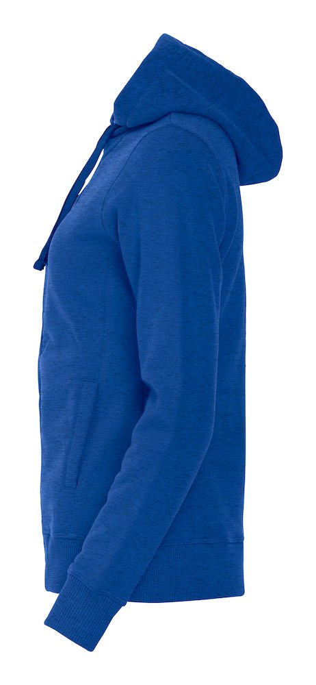 vest capuchon en rits 021045 Clique kobalt blauw